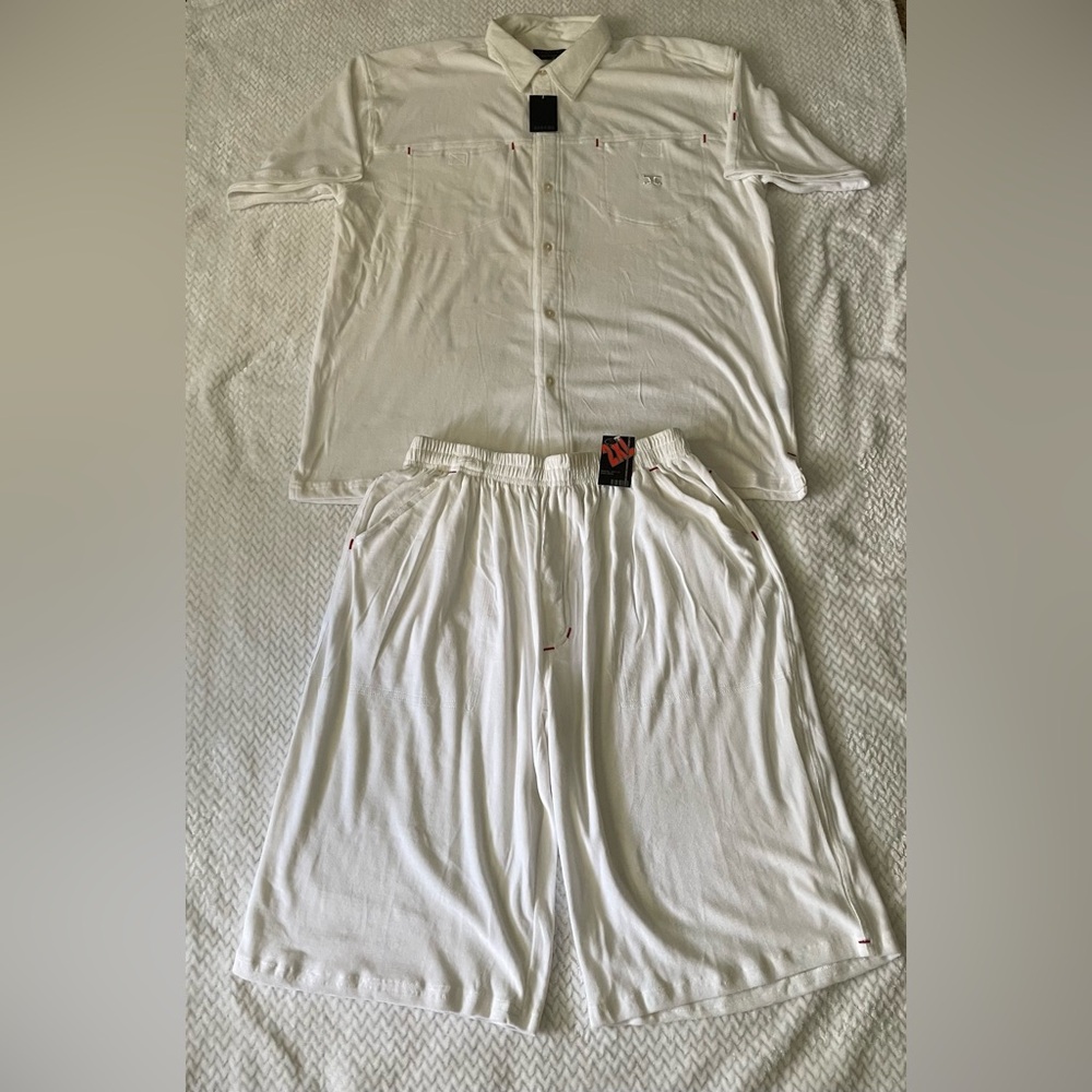 NWT Men’s Barcode BC Terry 2 Piece Short Set Size 2XL